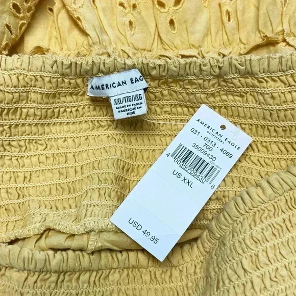 American Eagle Yellow Eyelet Skirt Sz. XXL NWT - Picture 5 of 8